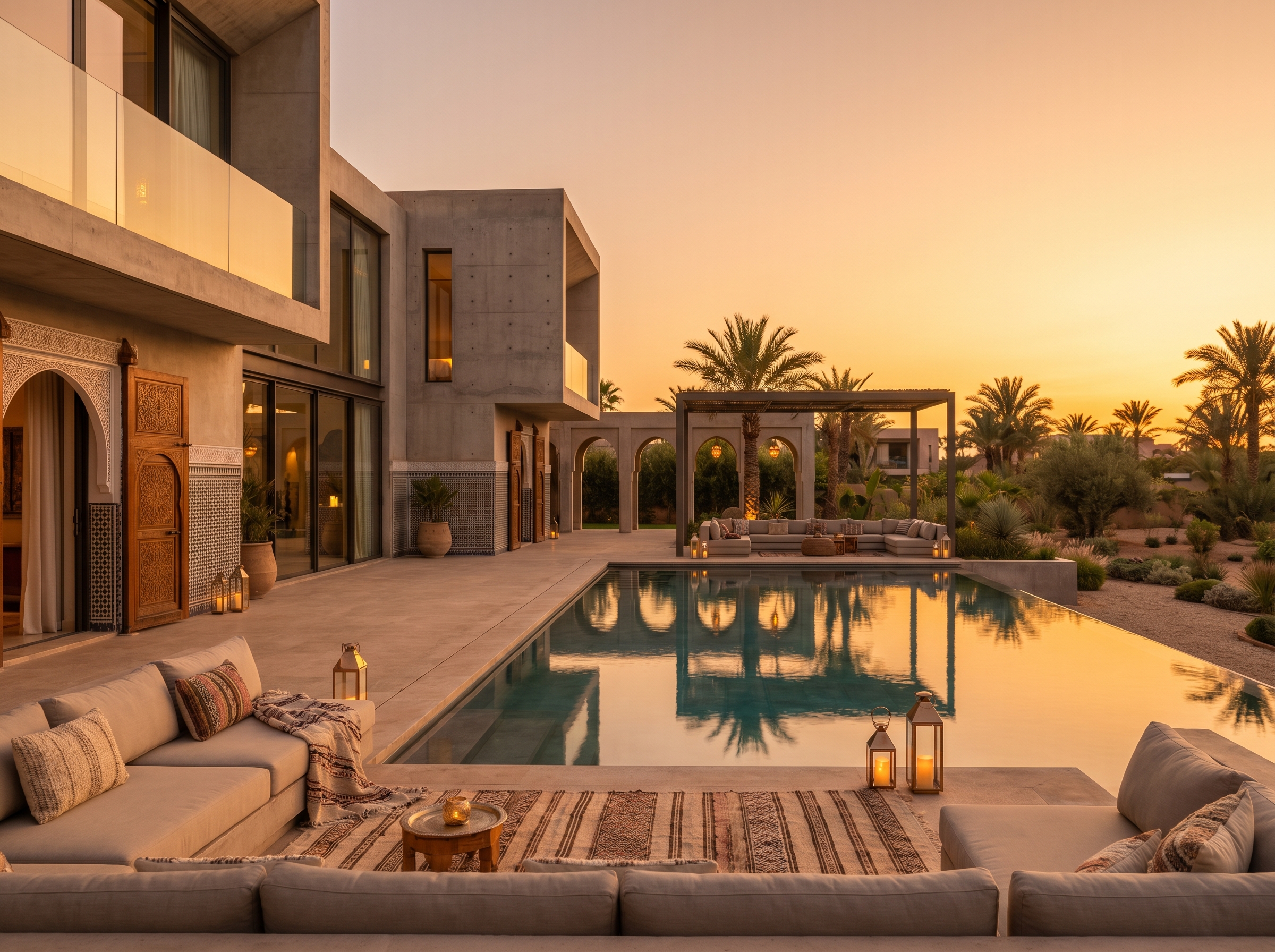 Villa avec piscine à Agadir